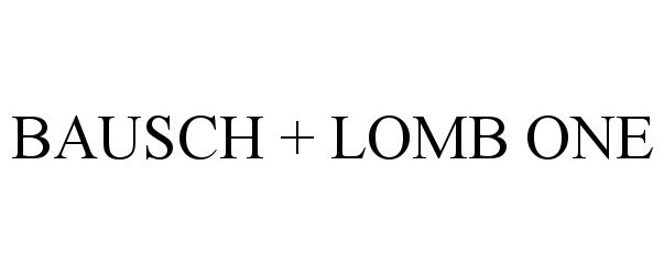  BAUSCH + LOMB ONE