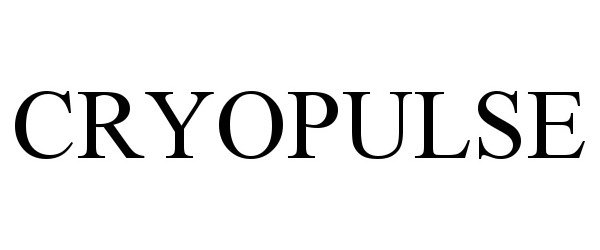 Trademark Logo CRYOPULSE
