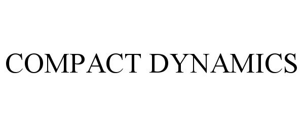 Trademark Logo COMPACT DYNAMICS