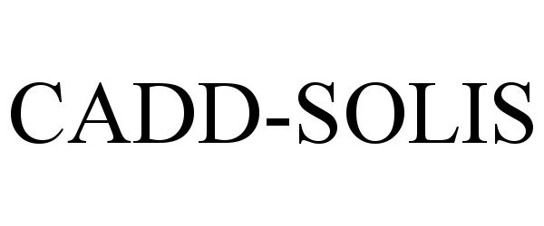Trademark Logo CADD-SOLIS