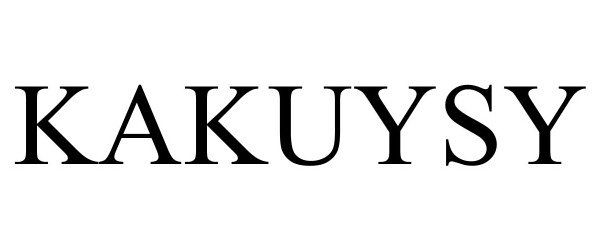  KAKUYSY