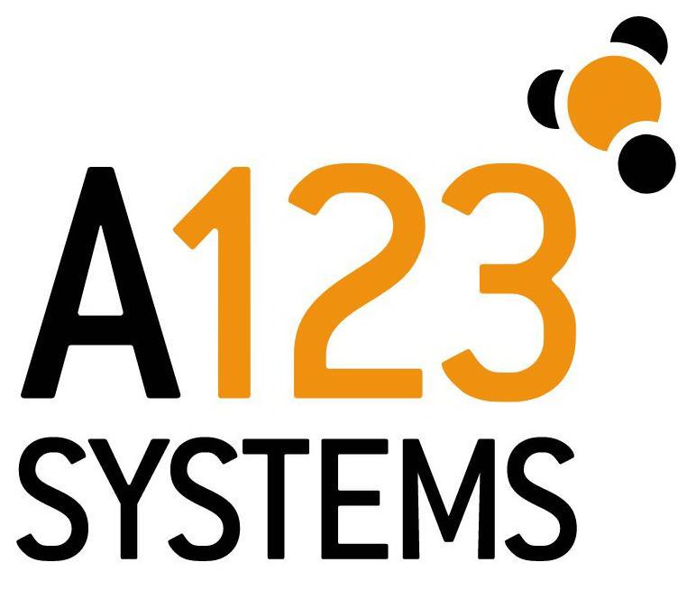 Trademark Logo A123 SYSTEMS