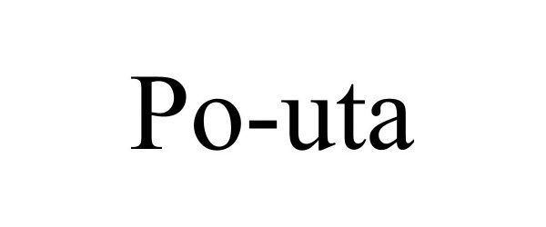 Trademark Logo PO-UTA