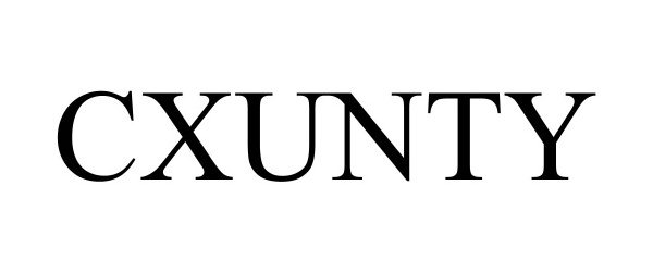 Trademark Logo CXUNTY