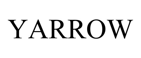 Trademark Logo YARROW