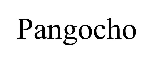 Trademark Logo PANGOCHO