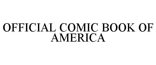  OFFICIAL COMIC BOOK OF AMERICA