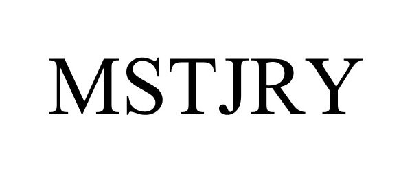 Trademark Logo MSTJRY