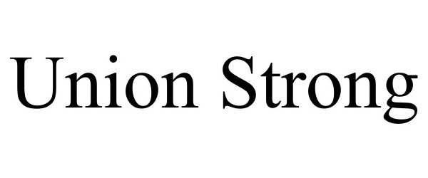 Trademark Logo UNION STRONG