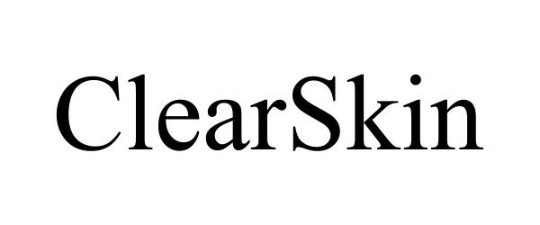 Trademark Logo CLEARSKIN