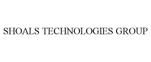  SHOALS TECHNOLOGIES GROUP