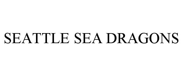  SEATTLE SEA DRAGONS