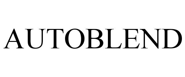 Trademark Logo AUTOBLEND