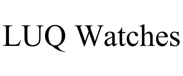 Trademark Logo LUQ WATCHES