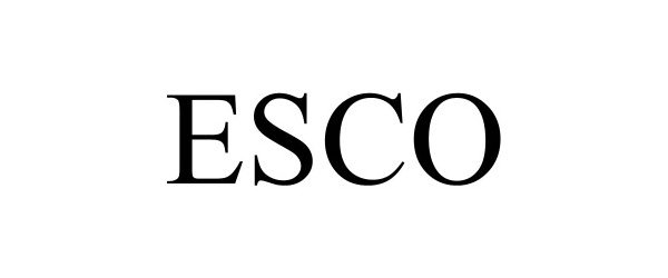 Trademark Logo ESCO