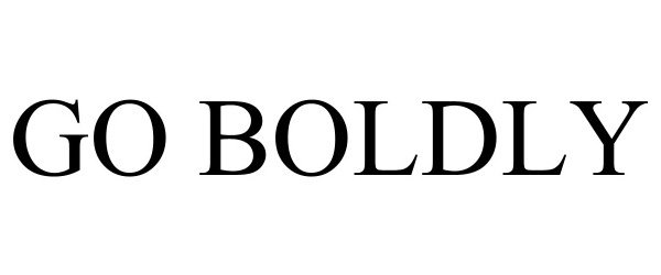 Trademark Logo GO BOLDLY