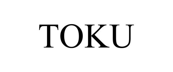 Trademark Logo TOKU
