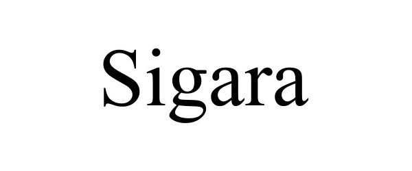 Trademark Logo SIGARA