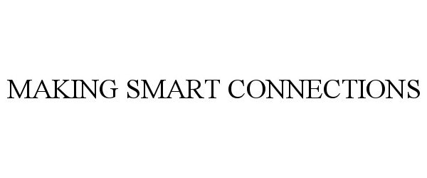 Trademark Logo MAKING SMART CONNECTIONS