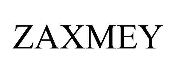 Trademark Logo ZAXMEY