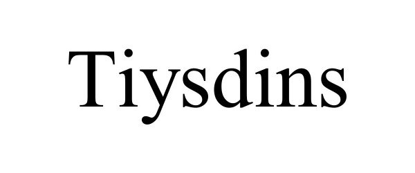  TIYSDINS