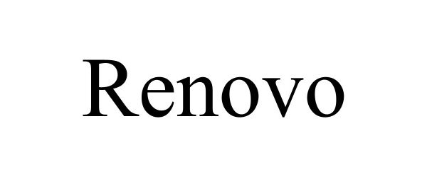 Trademark Logo RENOVO