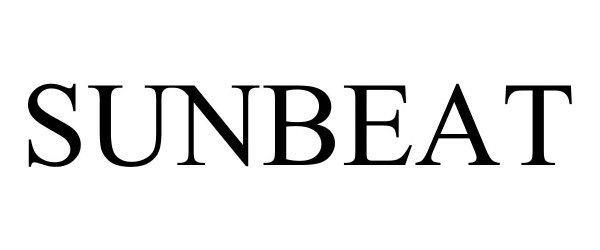 Trademark Logo SUNBEAT