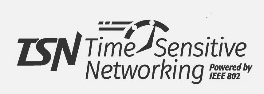 Trademark Logo TSN TIME SENSITIVE NETWORKING POWERED BY IEEE 802