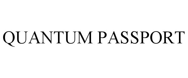 Trademark Logo QUANTUM PASSPORT