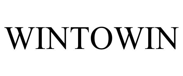 Trademark Logo WINTOWIN