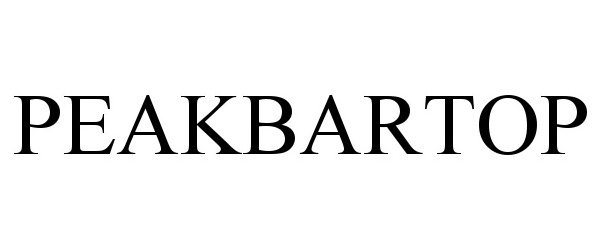 Trademark Logo PEAKBARTOP
