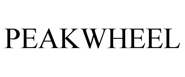 Trademark Logo PEAKWHEEL