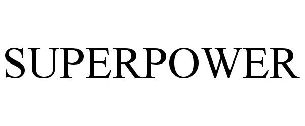 Trademark Logo SUPERPOWER