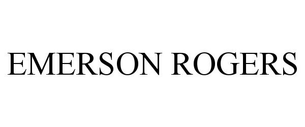 Trademark Logo EMERSON ROGERS