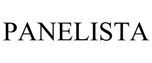 Trademark Logo PANELISTA