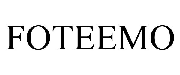 Trademark Logo FOTEEMO
