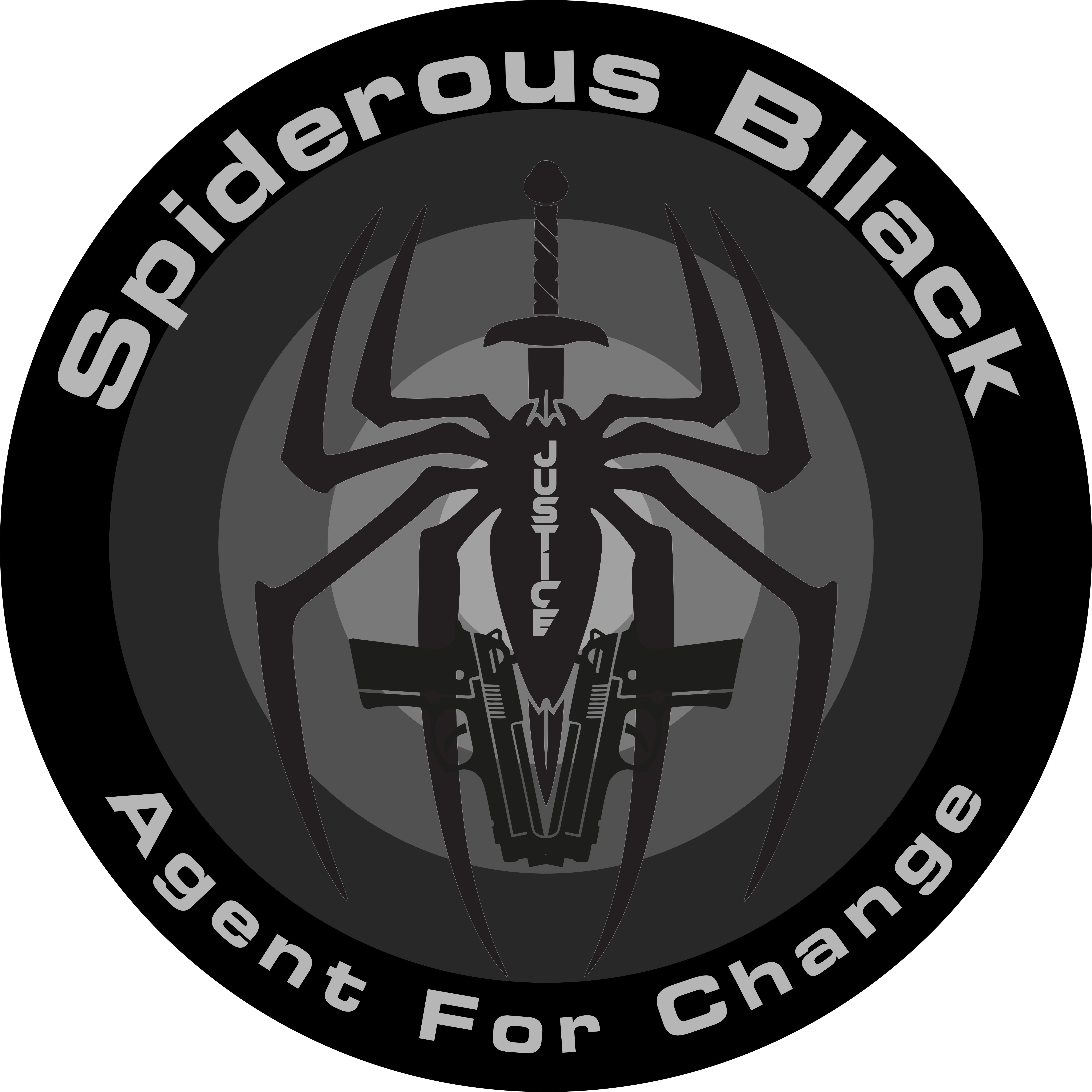  SPIDEROUS BLLACK, AGENT FOR CHANGE, JUSTICE