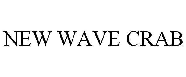 Trademark Logo NEW WAVE CRAB