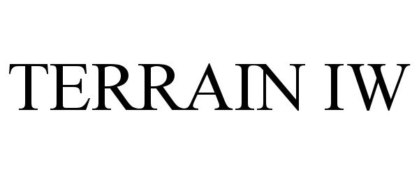 Trademark Logo TERRAIN IW