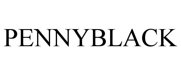 Trademark Logo PENNYBLACK
