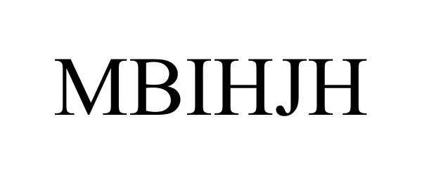 Trademark Logo MBIHJH