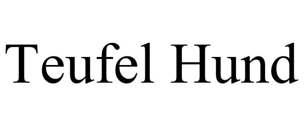 Trademark Logo TEUFEL HUND