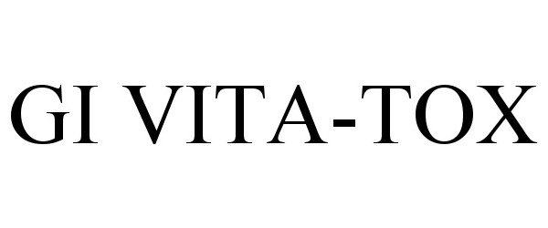 Trademark Logo GI VITA-TOX
