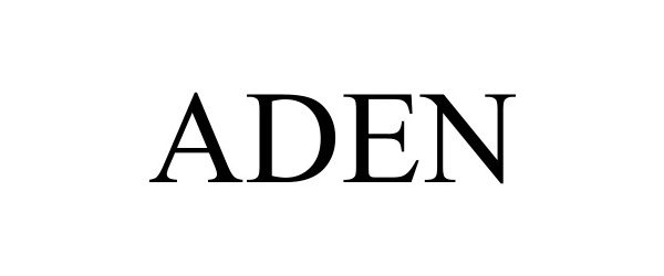 Trademark Logo ADEN