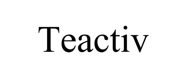 Trademark Logo TEACTIV