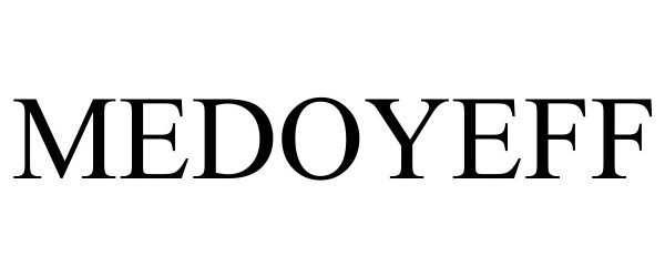 Trademark Logo MEDOYEFF