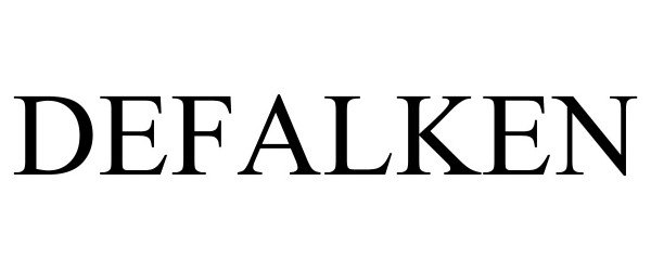 Trademark Logo DEFALKEN