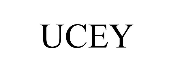 Trademark Logo UCEY