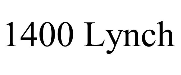 Trademark Logo 1400 LYNCH