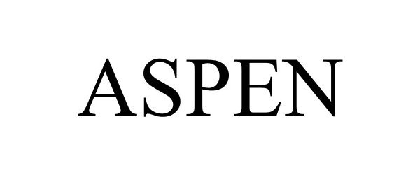 Trademark Logo ASPEN